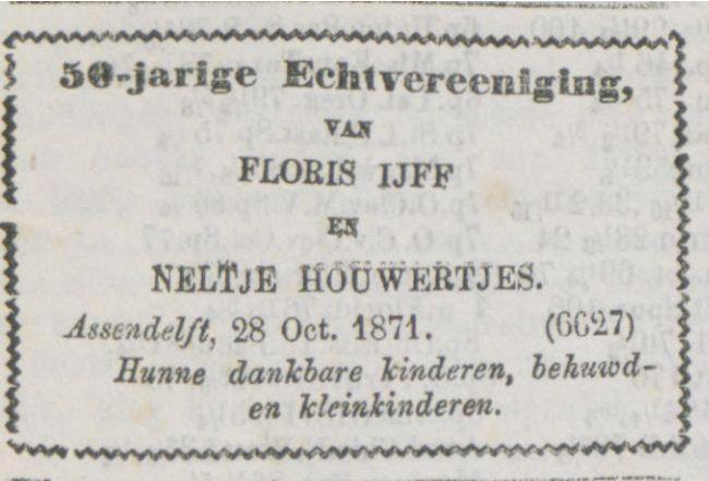 krantenbericht Floris IJff en Neltje Houwertjes
